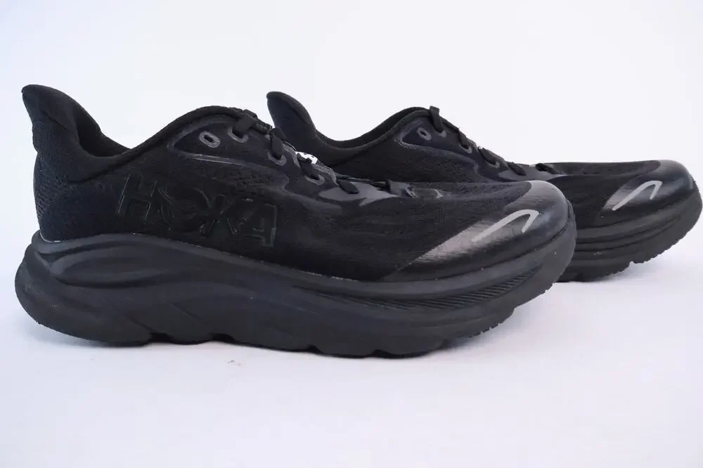 HOKA Clifton 10 Big Kids Size 6MD Black Running Shoes 1168860BBLC #142